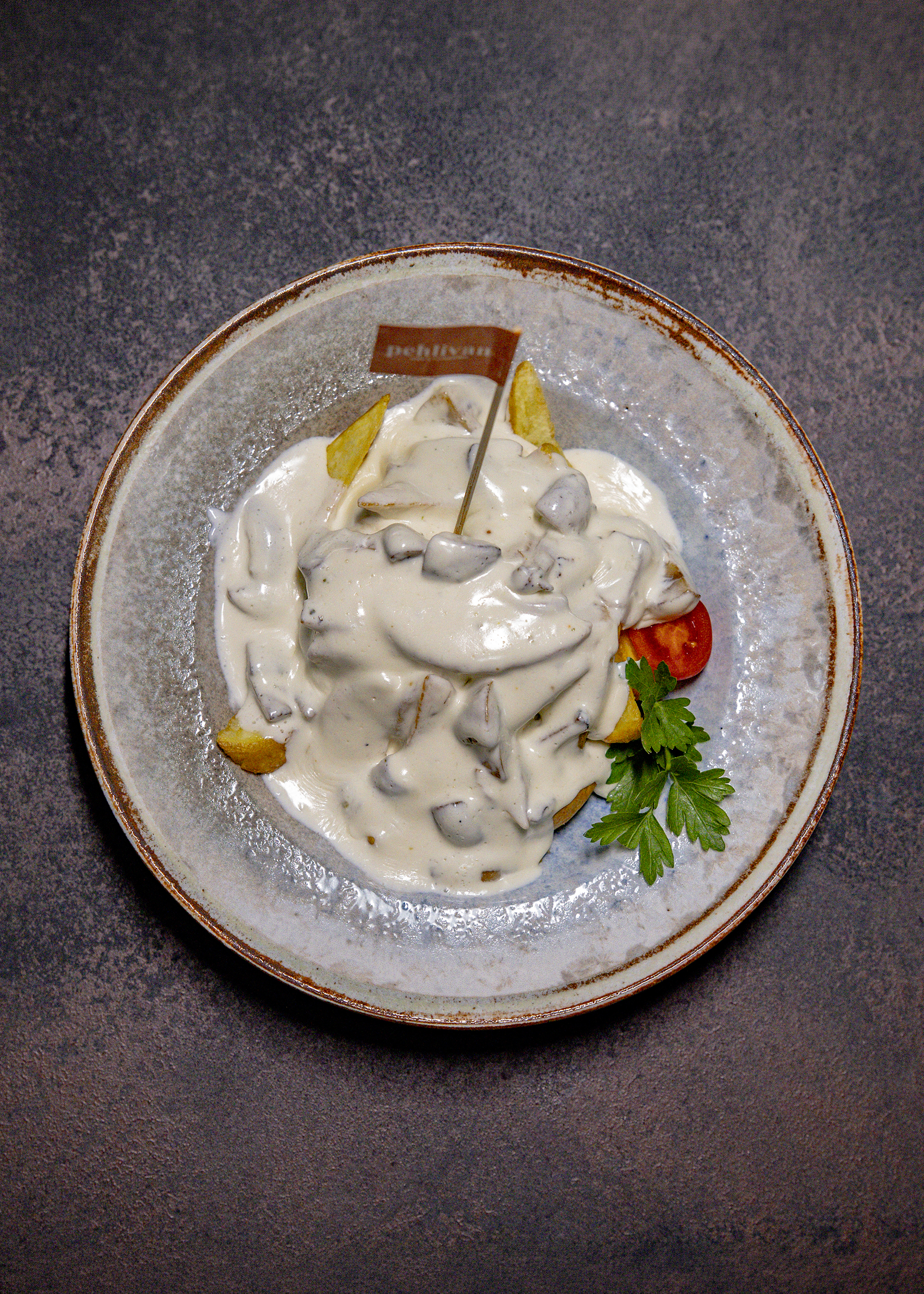 Kremalı Mantarlı Patates